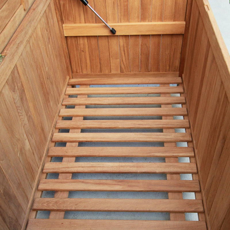 Birch Lane™ Summerton Teak Solid Wood Deck Box & Reviews Wayfair